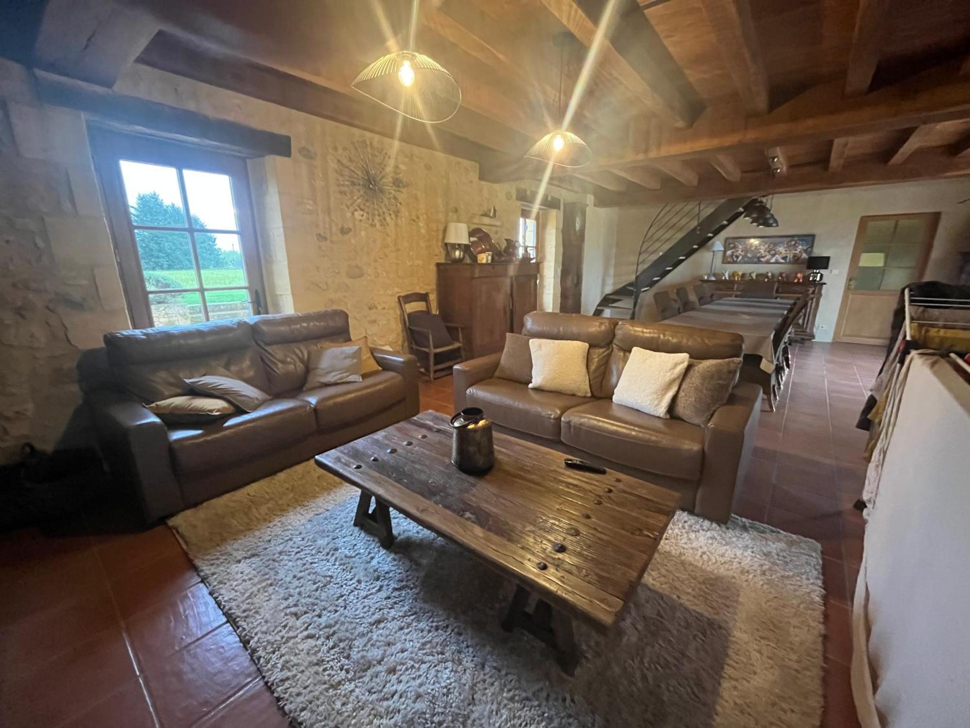 Chambre D'Hotes La Ferme De La Croix. Saint-Avit-Sénieur Buitenkant foto